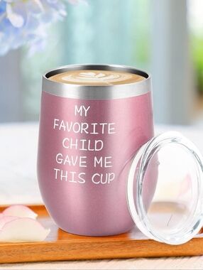 🍷🥂🍾NEW Women Wine Tumbler Double WallGifts for Mom from Daughter & Son🍷🥂🍾
